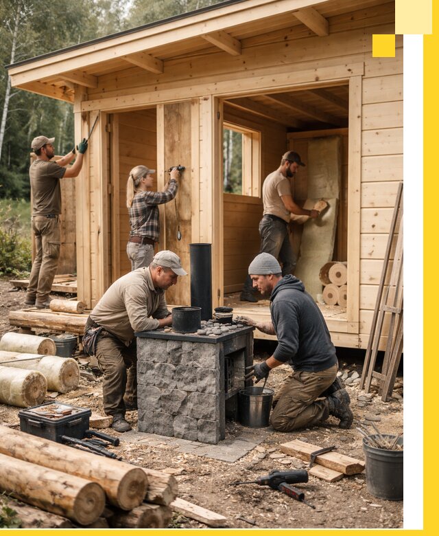 Купить баню под ключ в Ханты-Мансийске строительство монтаж отделка