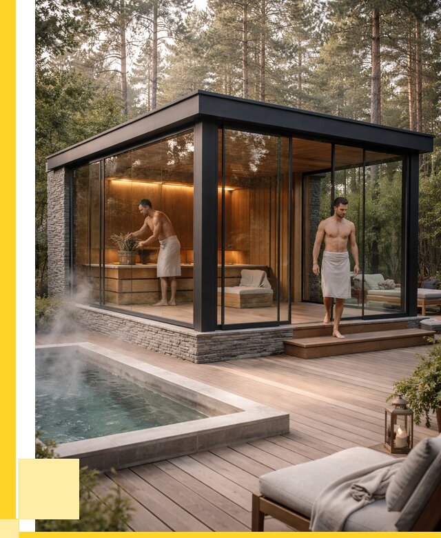 Стеклянные бани и двери в Ханты-Мансийске от 459405 р. | ЭриданХнт