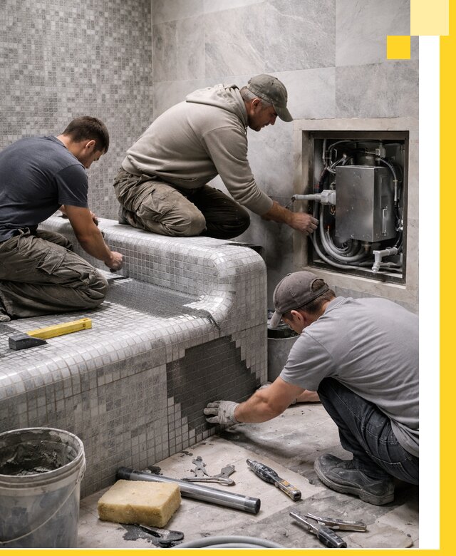 Проекты хамамов под ключ в Ханты-Мансийске и дизайн и строительство