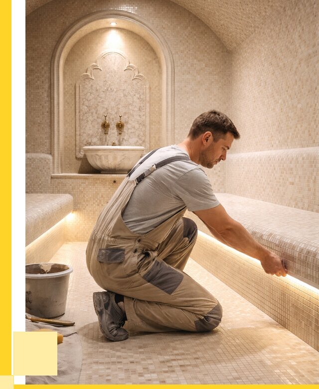 Отделка хамамов под ключ в Ханты-Мансийске от 5615 р. | ЭриданХнт