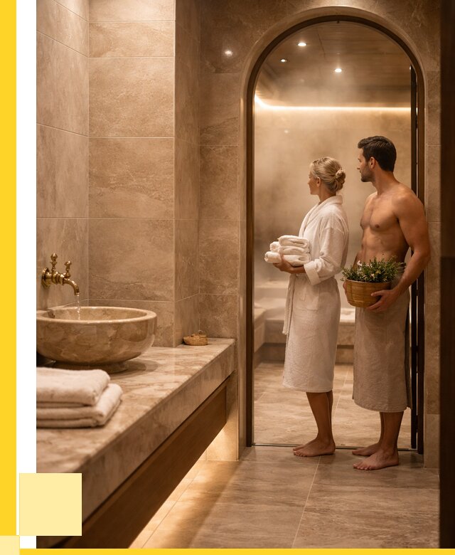 Проект и монтаж сауны и хамама в Ханты-Мансийске от 357315 р., ЭриданХнт