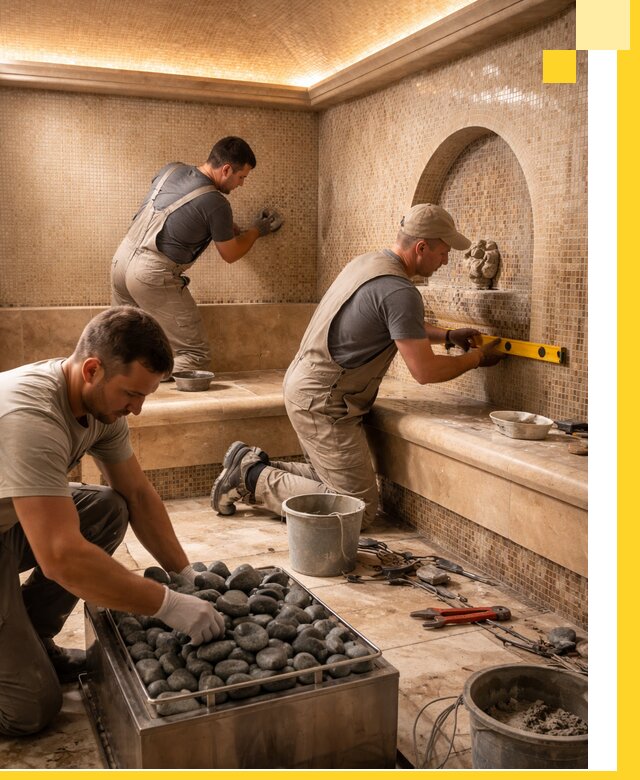 Проектирование и строительство хамама и сауны в Ханты-Мансийске