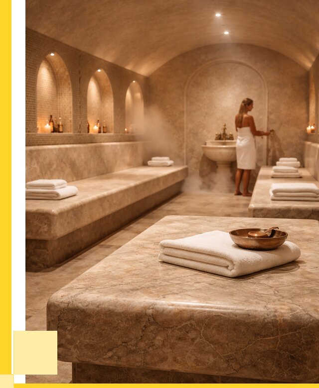 Лежаки для хамама в Ханты-Мансийске под ключ от 35732 р. | ЭриданХнт