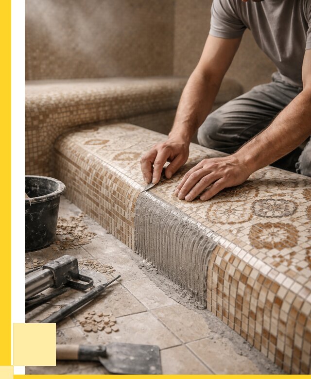 Плитка для хамама под ключ в Ханты-Мансийске от 3573 р. | ЭриданХнт