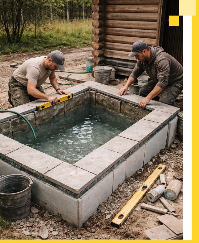 Изготовление и установка холодных купелей под ключ в Ханты-Мансийске